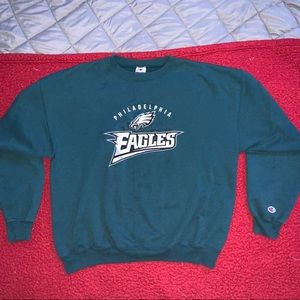 champion brand philadelphia eagles crewneck!